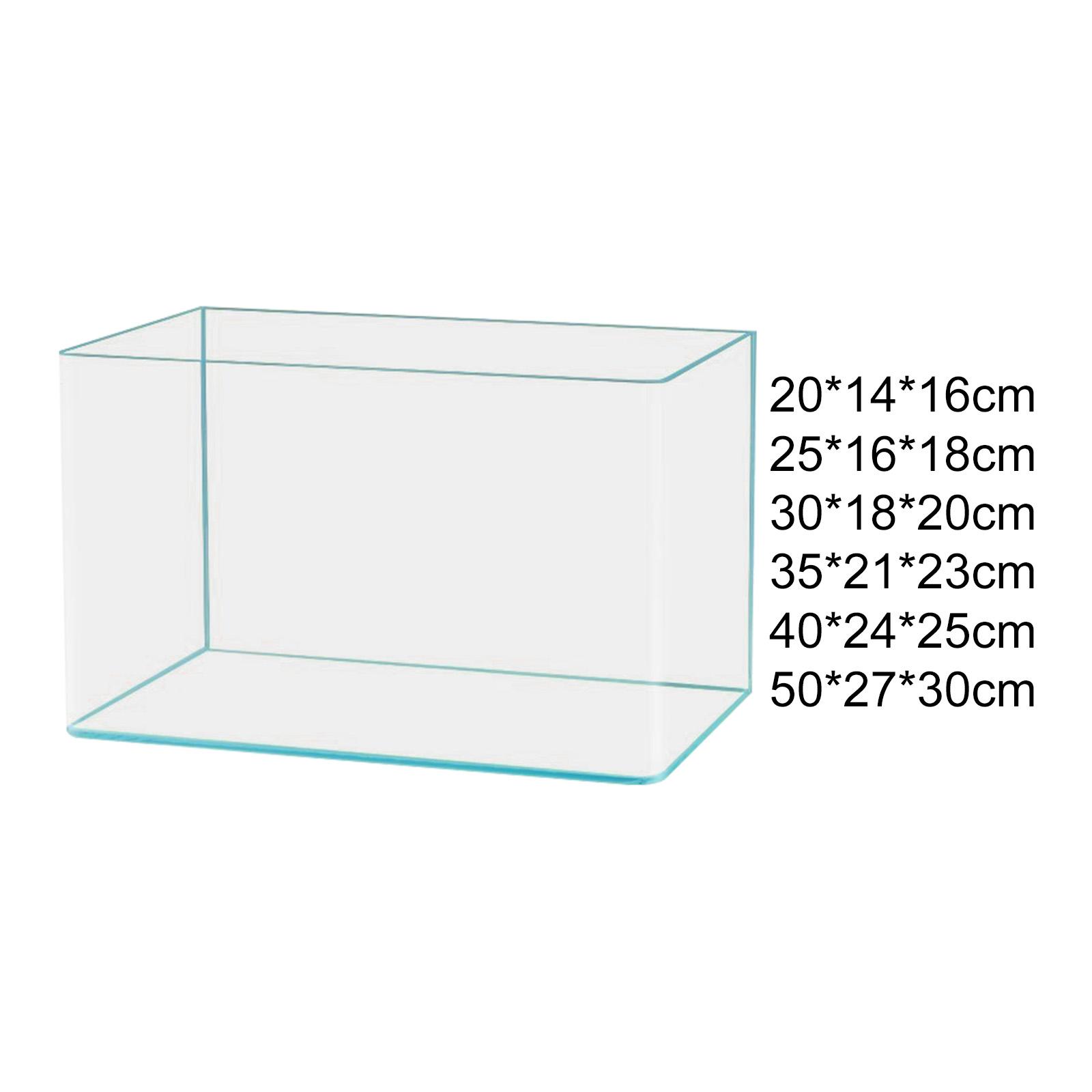 Marine Aquarium Kit - Clear Glass Fish Tank Decoration Easy
