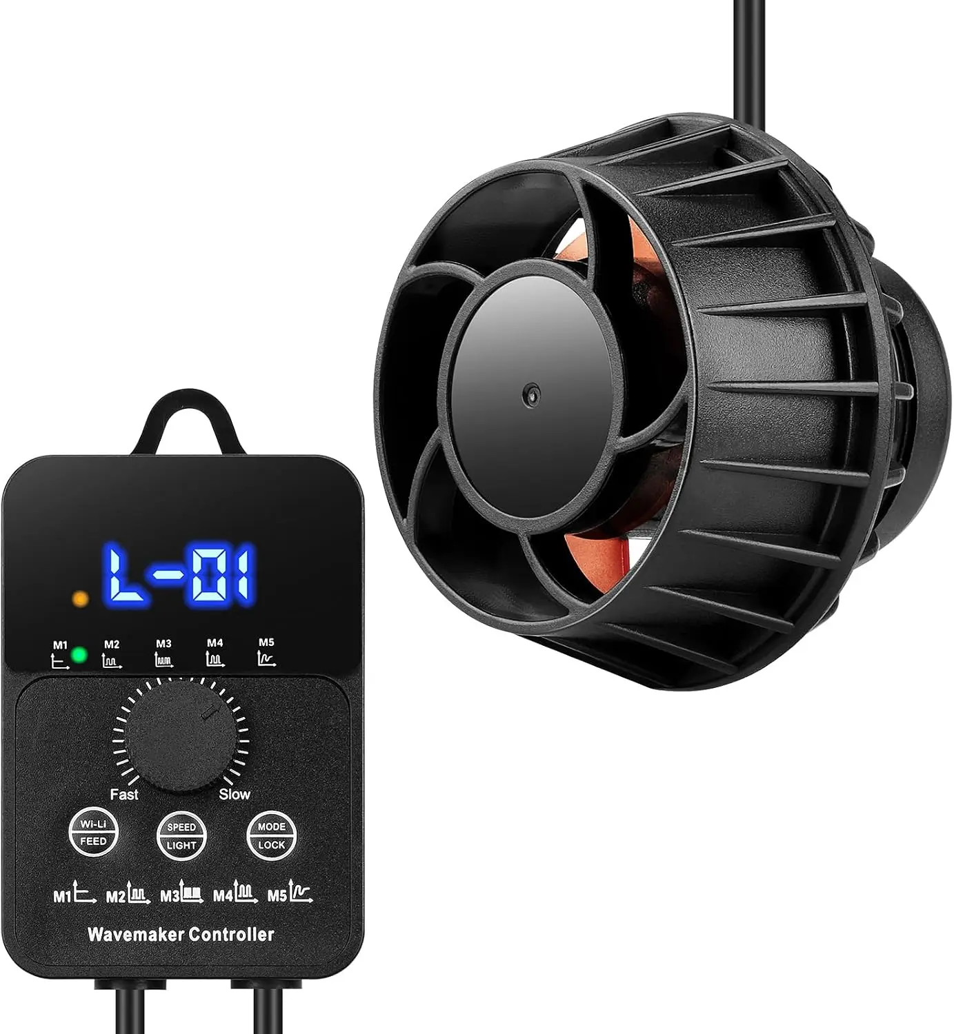 Powerhead Wave Maker - 3400GPH Aquarium Wave Maker DC24V Power