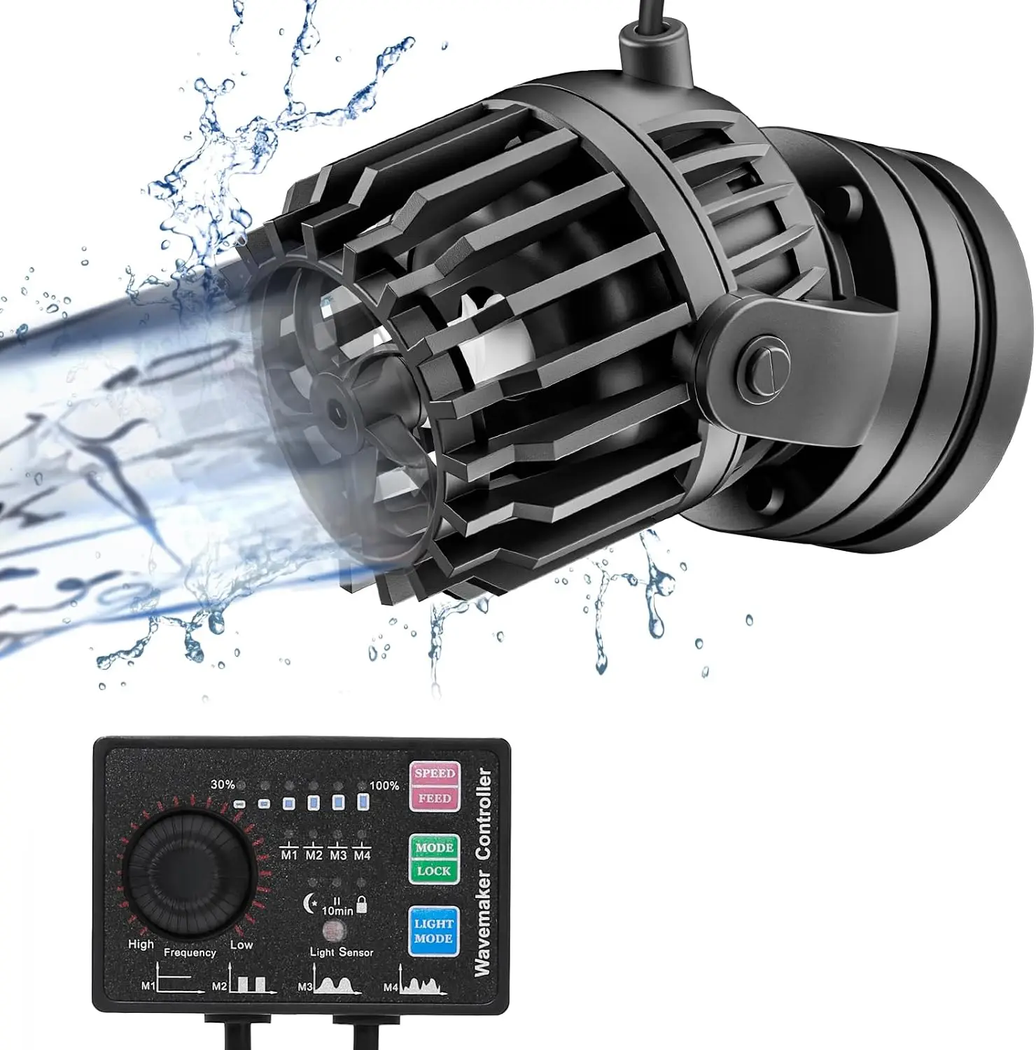 Powerhead Wave Maker - Aquarium Wave Maker Adjustable with Controller