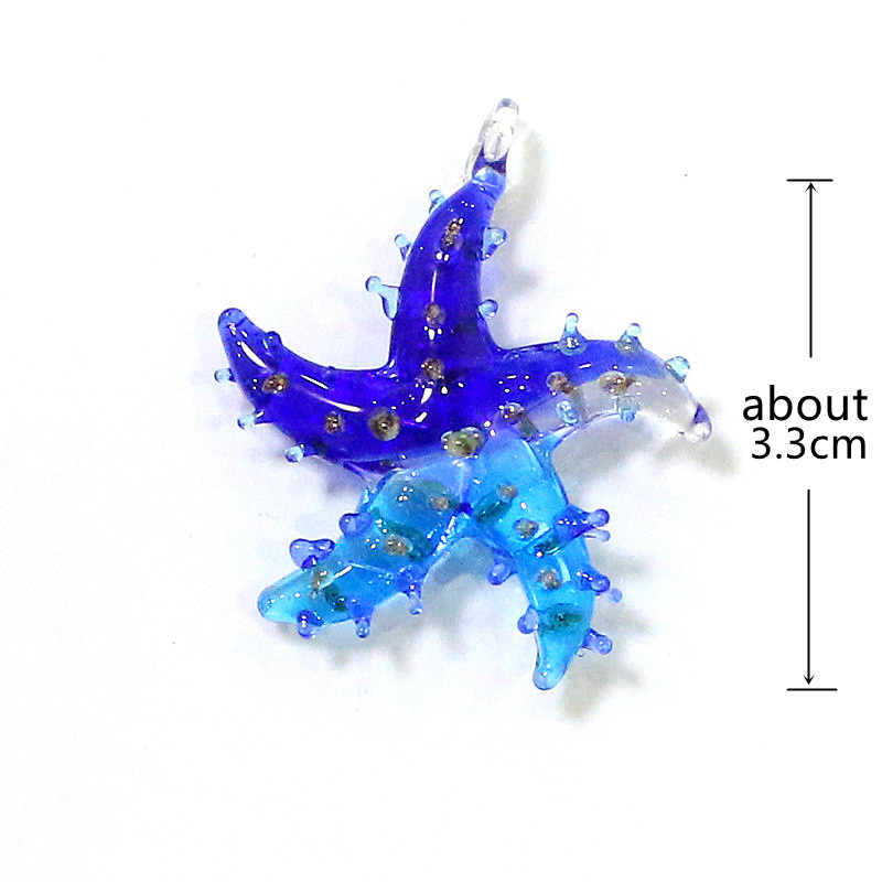 Mini Glass Starfish Pendant Co - Aquarium Marine Fishes ulasan dan harga
