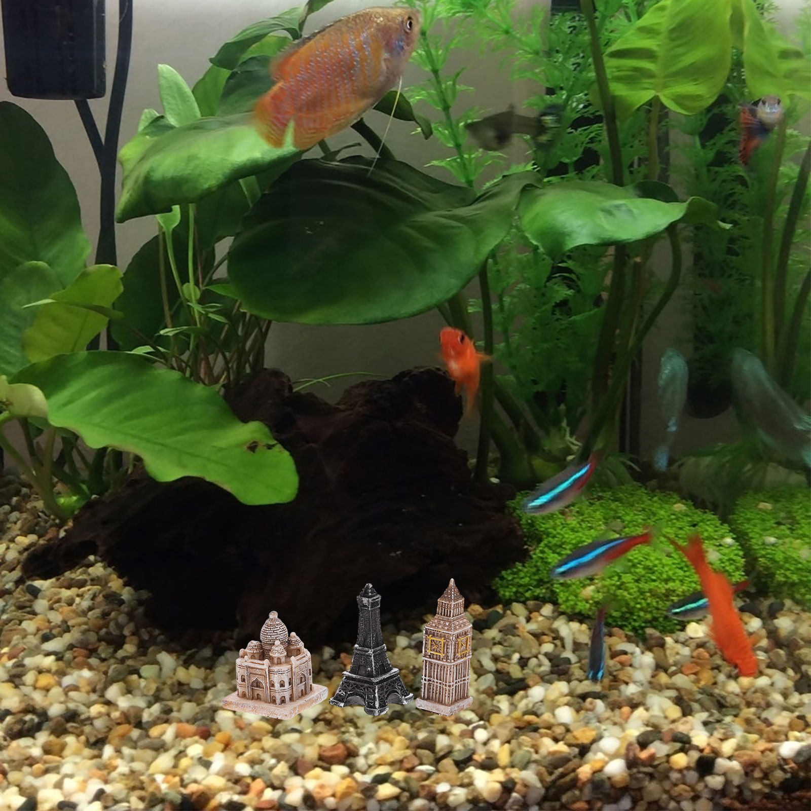7Pcs Miniature Roman Statues D - Aquarium & Marine Museum Ums ulasan dan harga