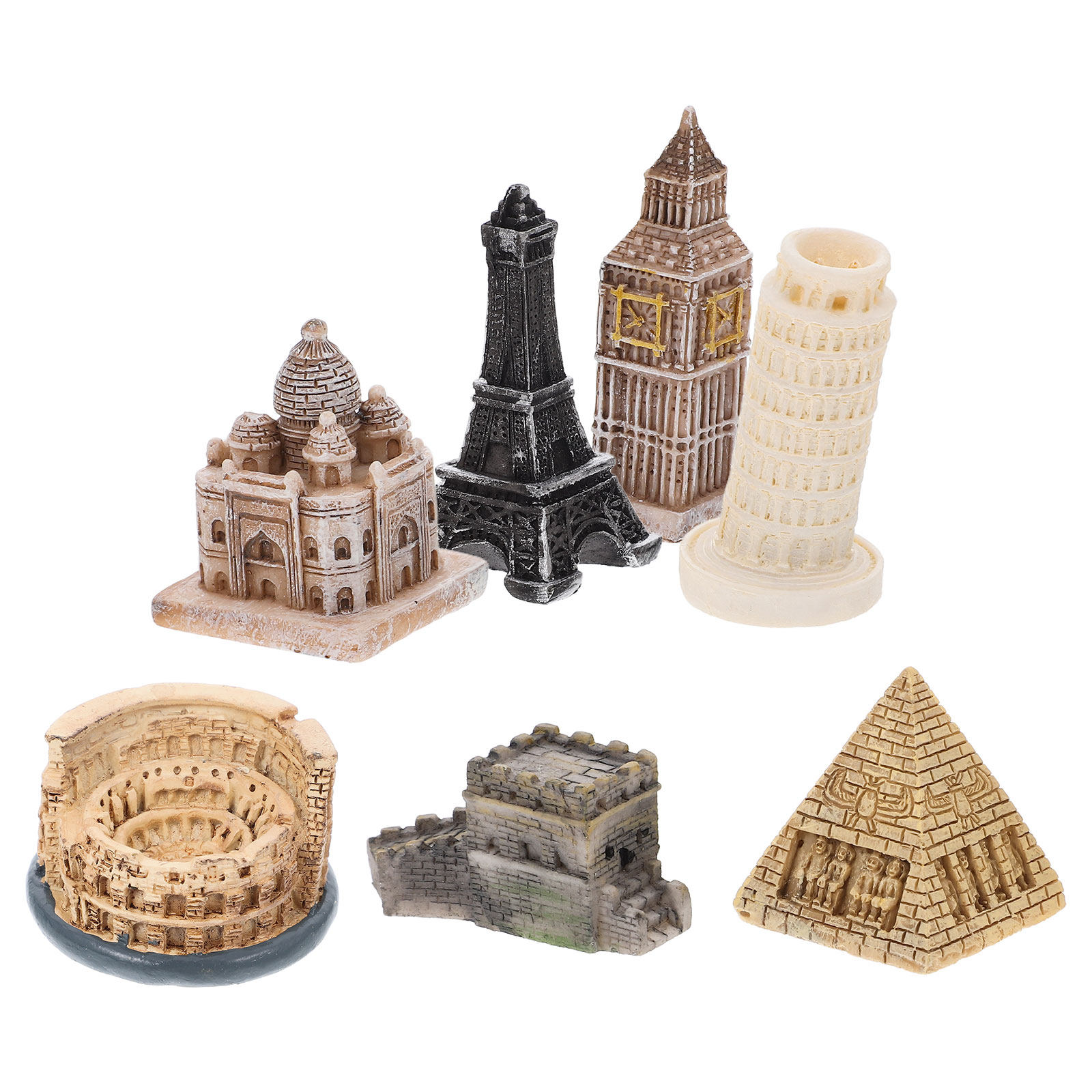 7Pcs Miniature Roman Statues D - Aquarium & Marine Museum Ums ulasan dan harga