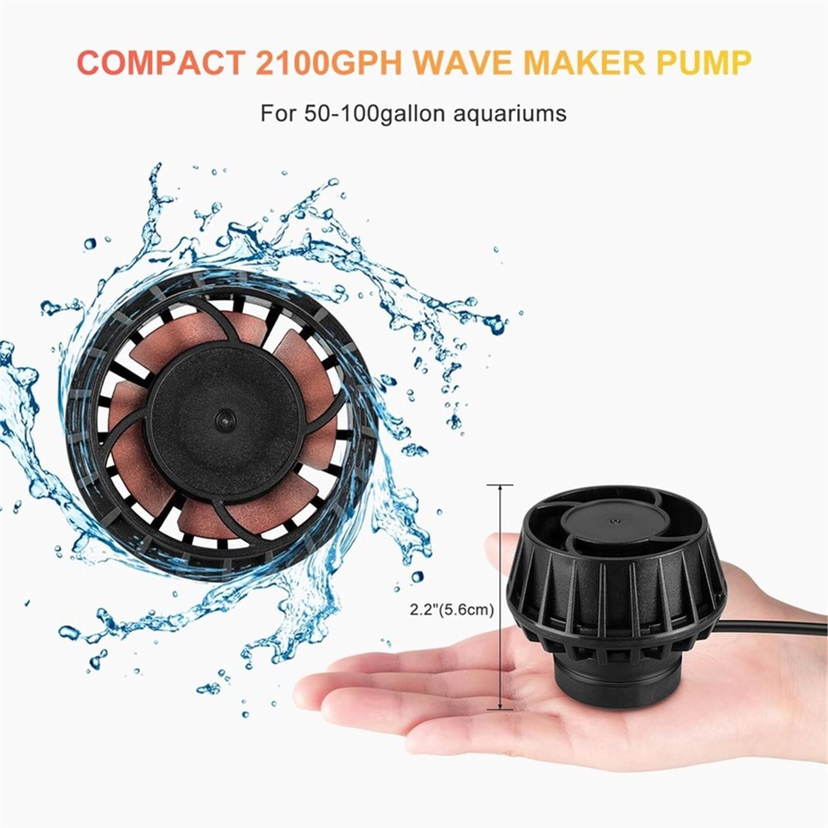 A983K 2100GPH Aquarium Wave Ma - Powerhead Wave Maker ulasan dan harga