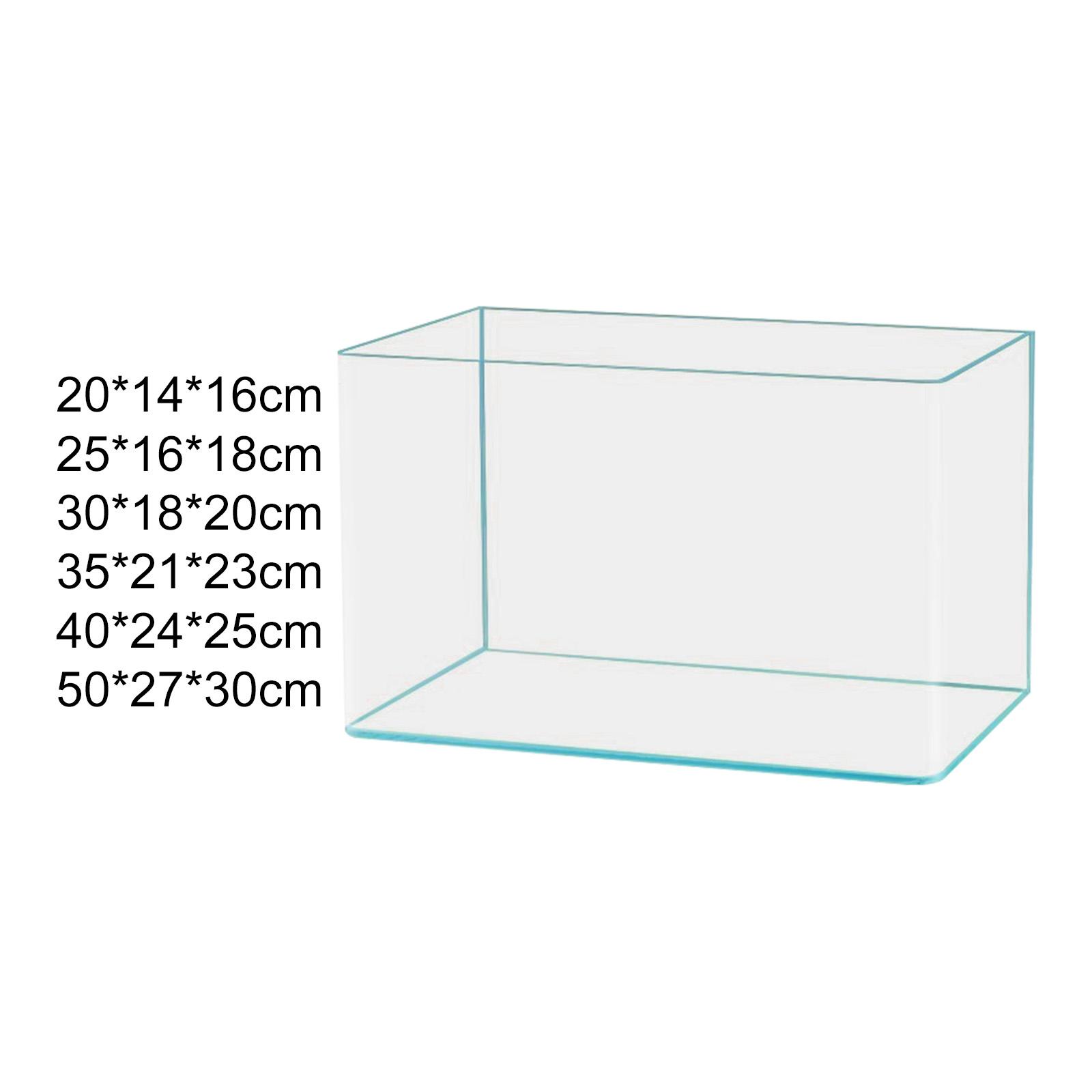 Clear Glass Fish Tank Decorati - Marine Aquarium Kit ulasan dan harga