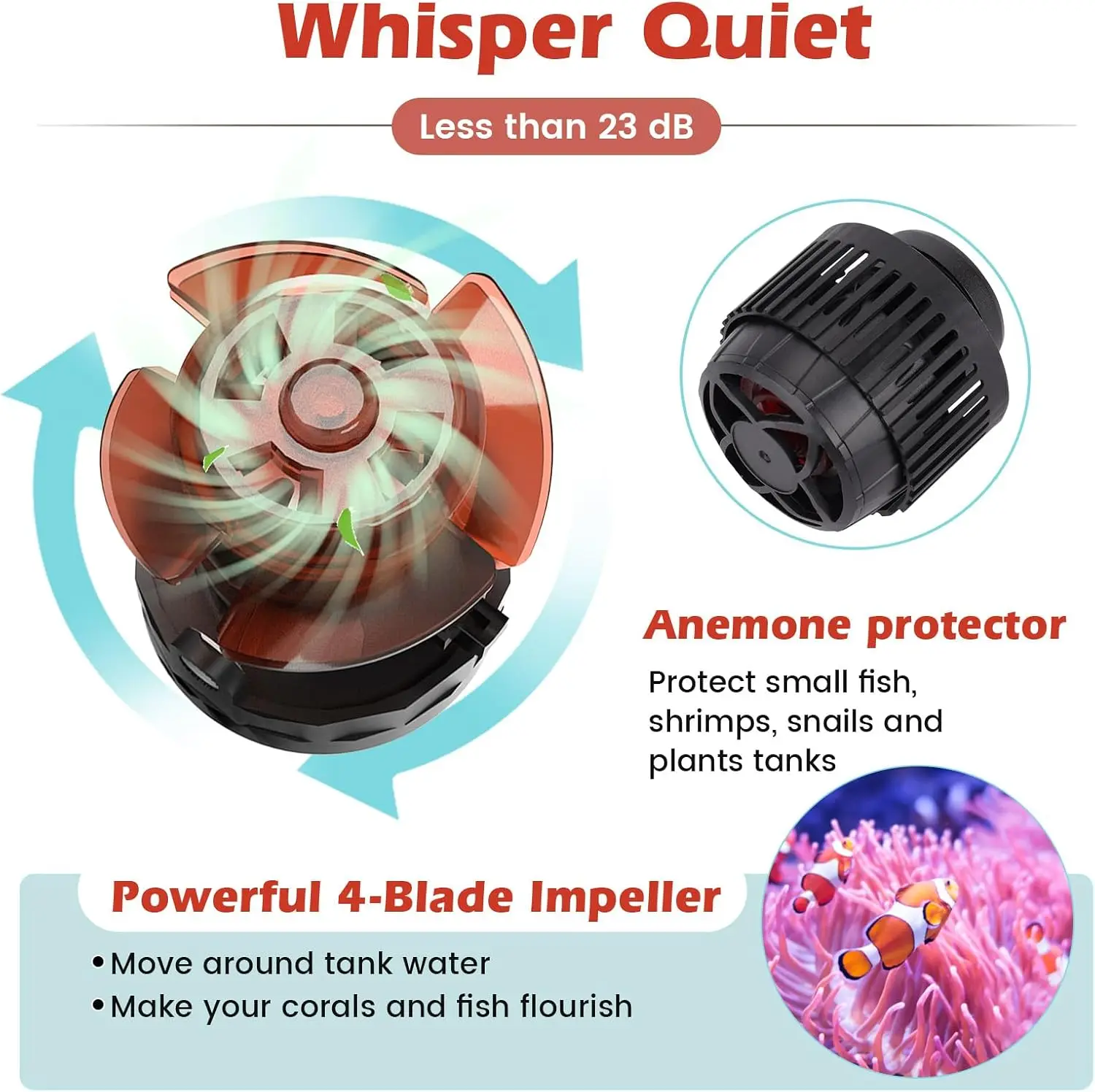 Adjustable Flow Aquarium Wave  - Powerhead Wave Maker ulasan dan harga