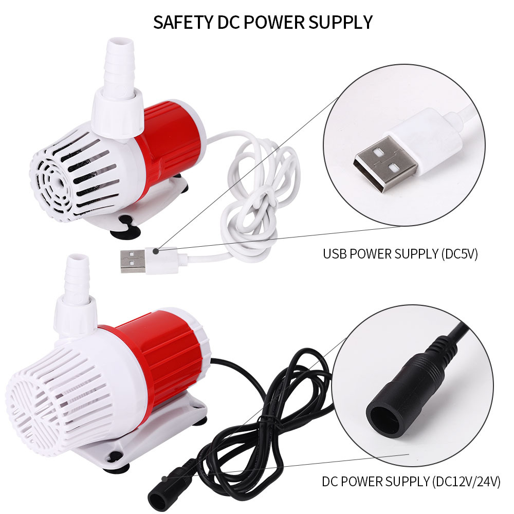 Silent Submersible Pump Fish T - Marine Aquarium Nano ulasan dan harga