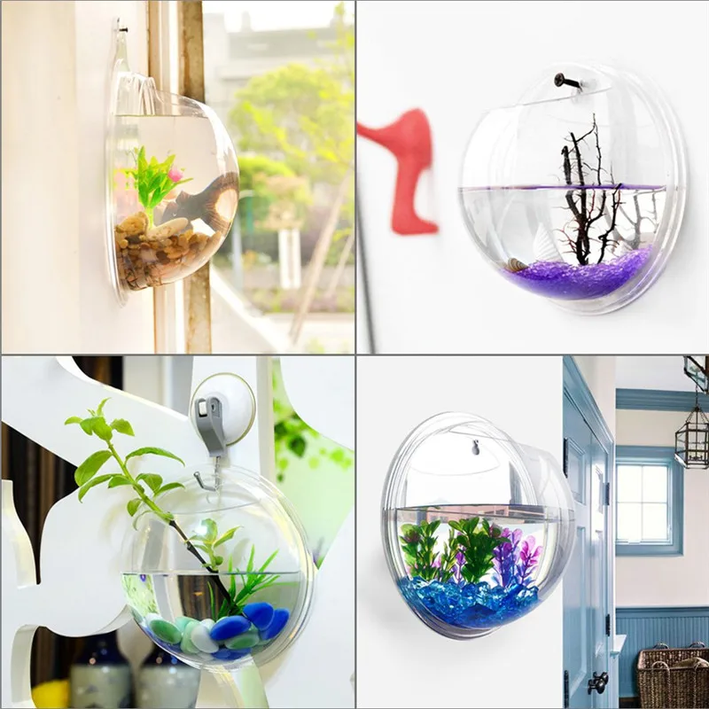 Transparent acrylic hanging wa - Marine Aquarium Kit ulasan dan harga