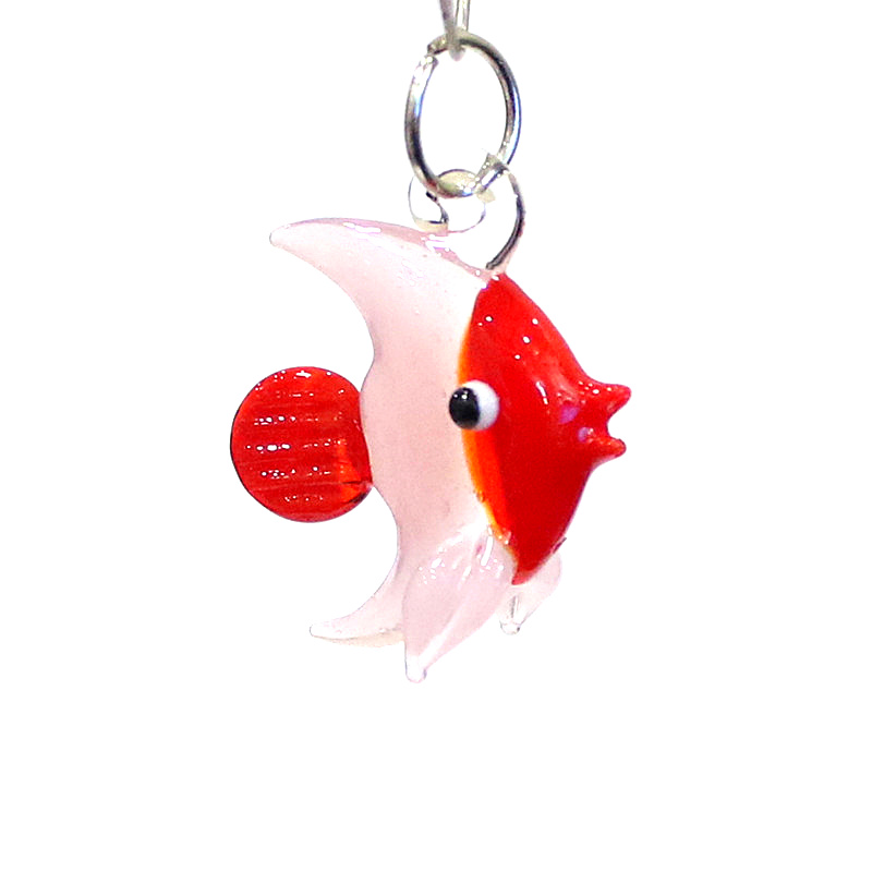 2pcs Mini Fish Glass Pendant C - Aquarium Marine Fishes ulasan dan harga