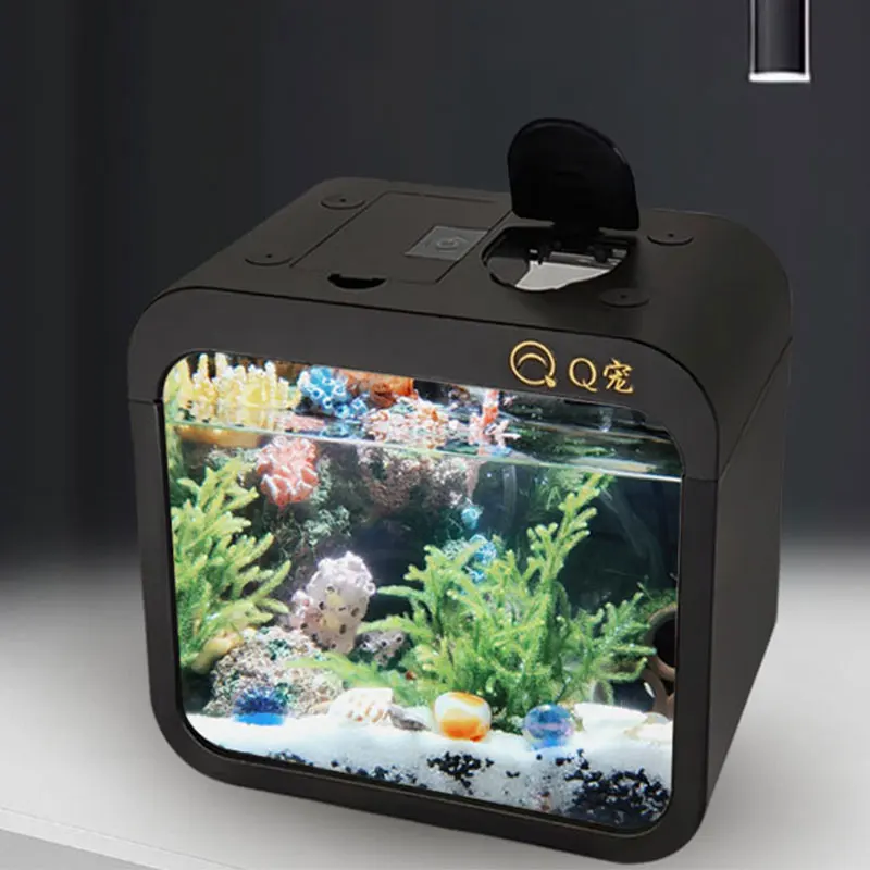 Desktop Transparent Acrylic Fi - Marine Aquarium Kit ulasan dan harga