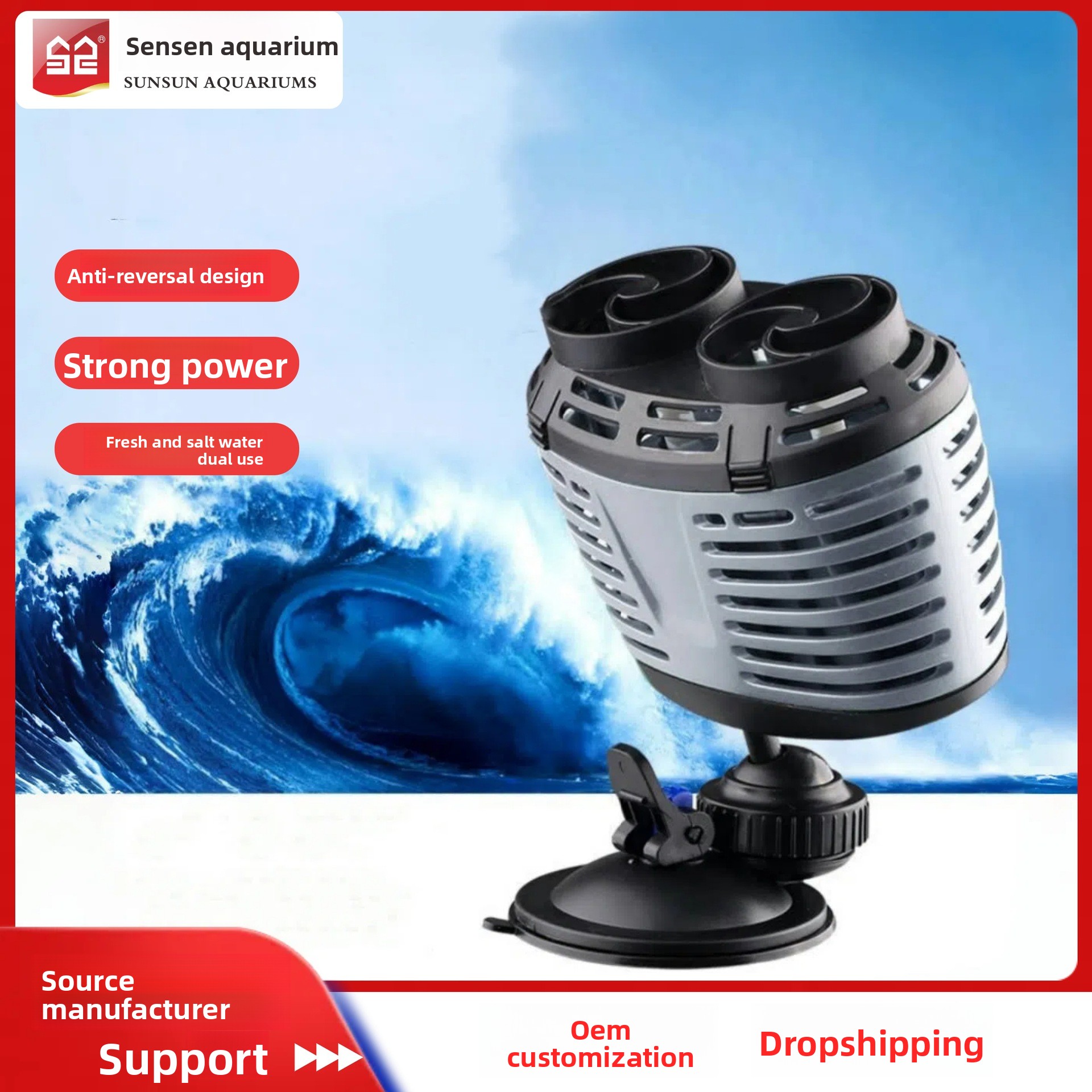 JIALU Ultra Quiet Mini Aquariu - Powerhead Wave Maker ulasan dan harga