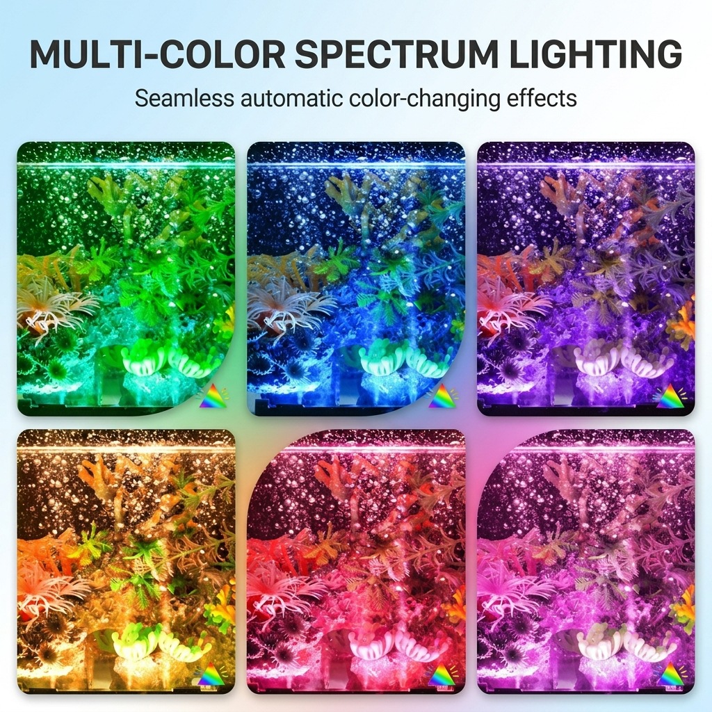 USB LED Aquarium Air Bubble Li - Marine Aquarium Nano ulasan dan harga