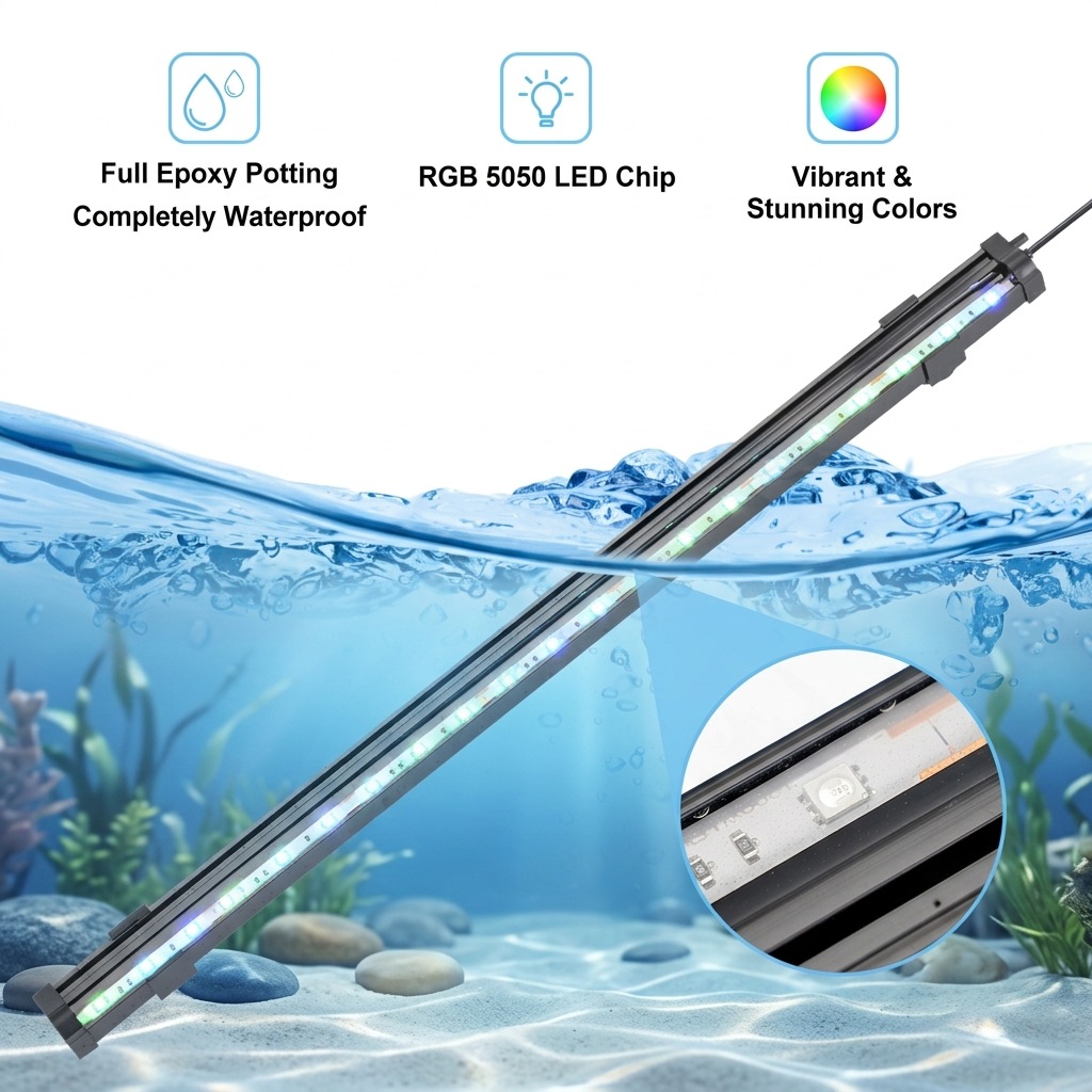 USB LED Aquarium Air Bubble Li - Marine Aquarium Nano ulasan dan harga
