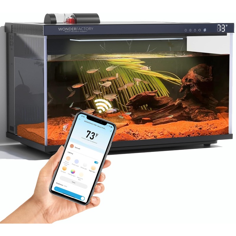 Smart Aquarium, Glass Fish Tan - Marine Aquarium Kit ulasan dan harga